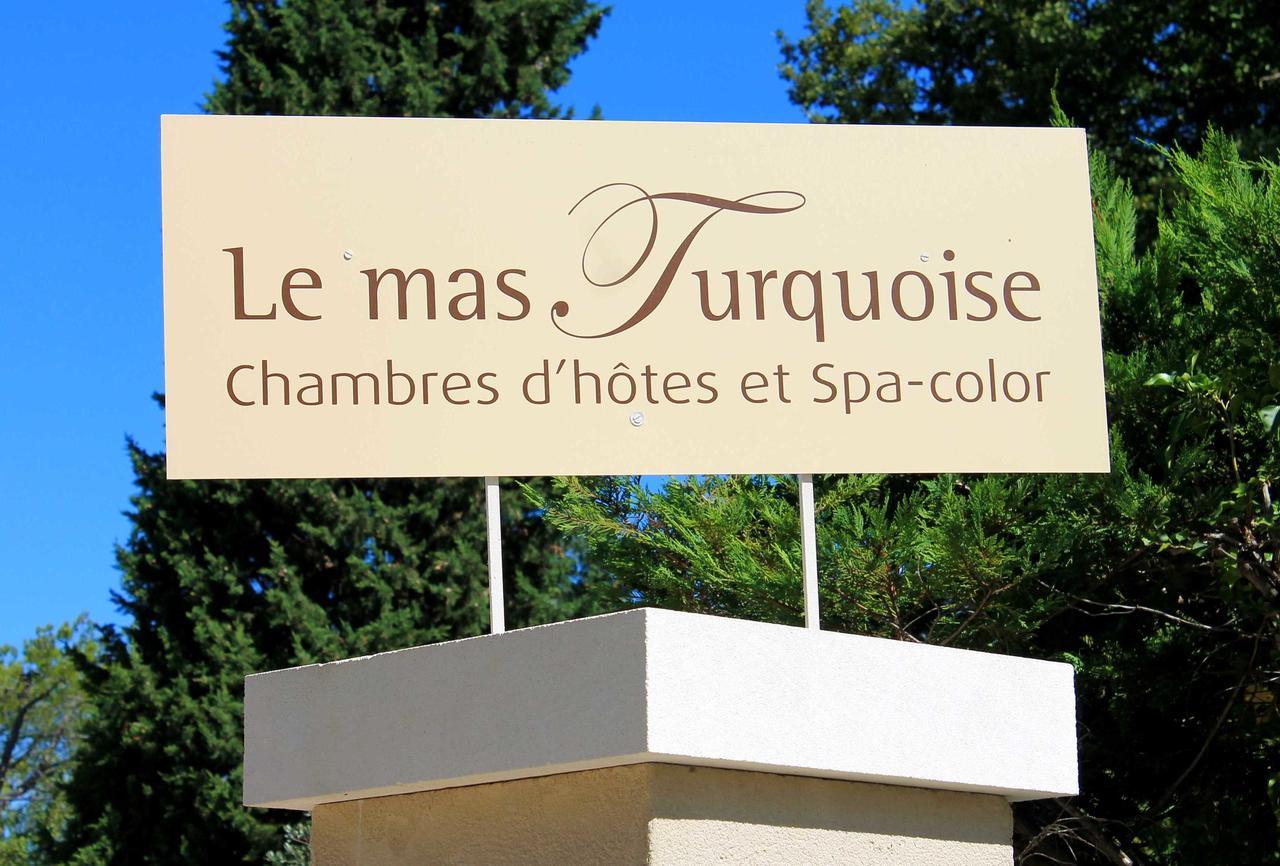 Le Mas Turquoise, B&B Spa-Color Inclus Bédarrides Exterior foto